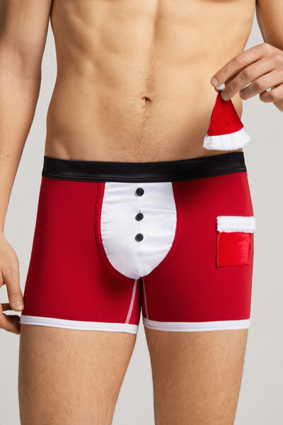 Santa Claus Stretch Supima® Cotton Boxers