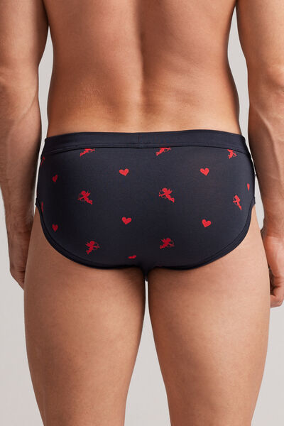 Stretch Supima® Cotton Briefs with Soft Removable Heart
