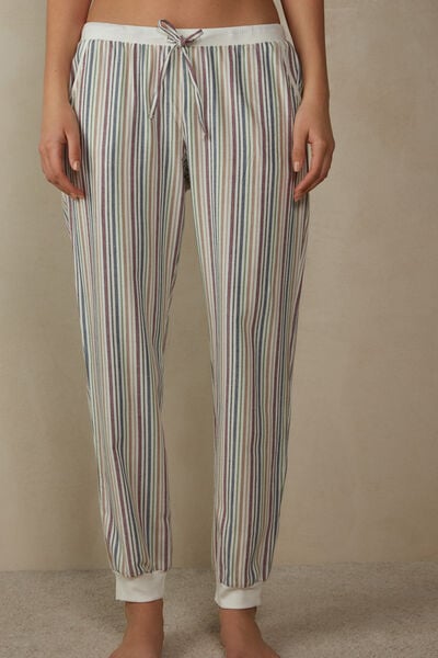 Cotton Ribs Canvas Trousers