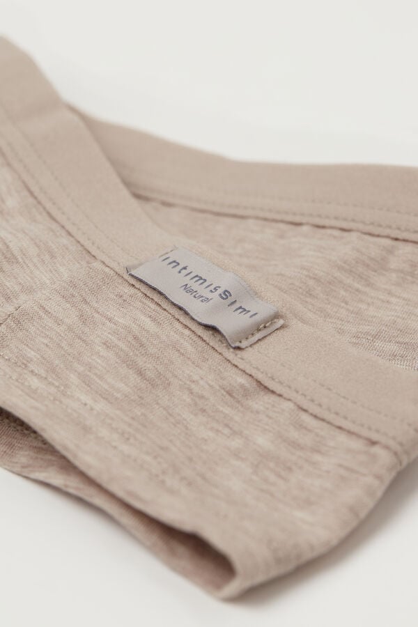 Natural Cotton Brazilian Panties