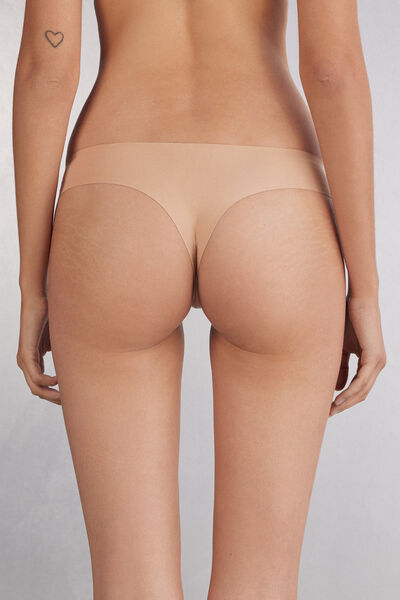 Laser-cut Cotton Brazilian Underwear