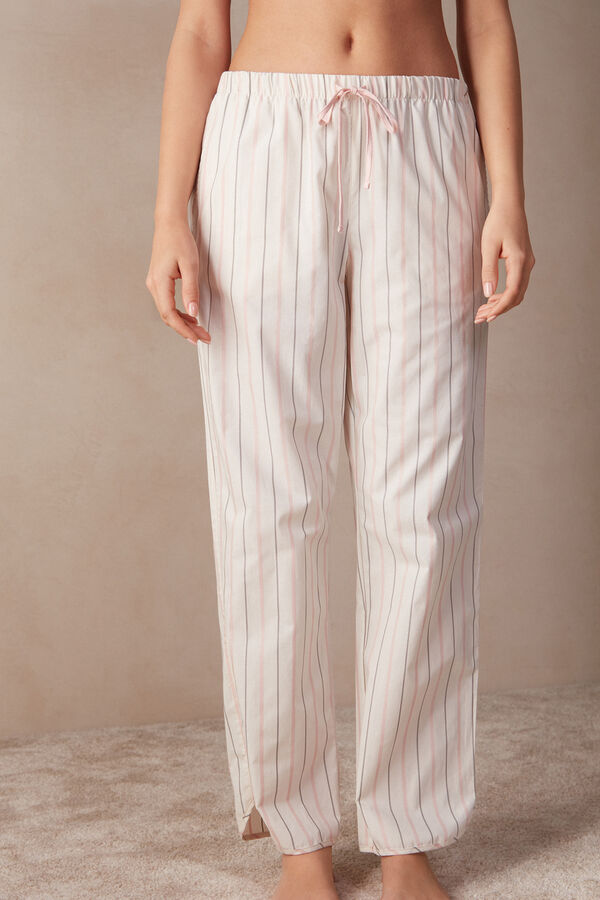 Soft Spring Plain-Weave Cotton Trousers