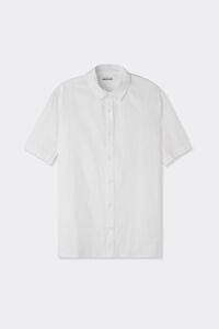 Linen and Cotton Short Sleeve Shirt