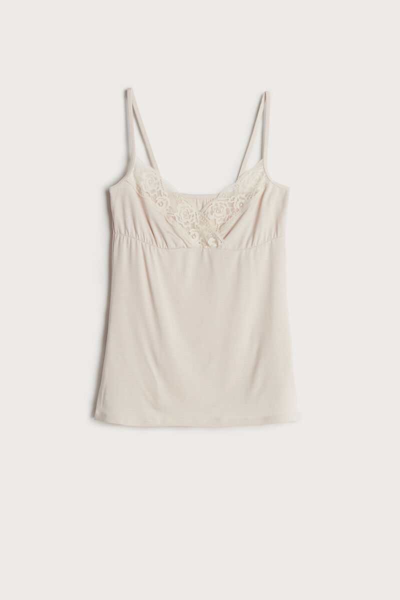 Micromodal Lace Top