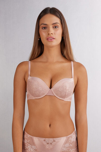 Satin Meets Lace Elettra スーパープッシュアップブラ