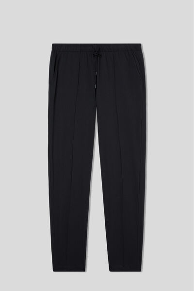 Cotton Trousers with Seam