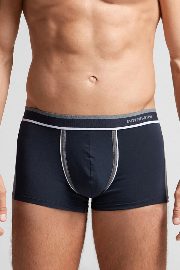 Dvoubarevné Elastické Boxerky z Bavlny Supima®