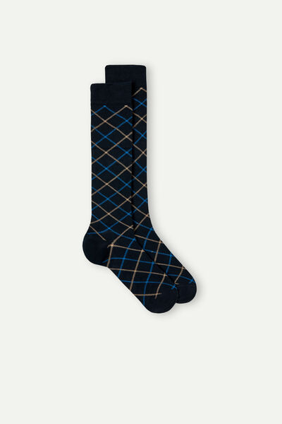 Long Patterned Soft Cotton Socks