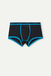 Boxershorts aus Supima®-Stretch-Baumwolle mit Logo
