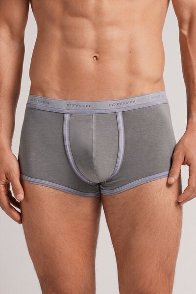 Boxer Teint en Pièce en Coton Supima® Extensible