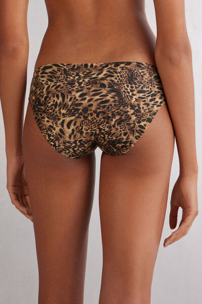 Culotte en coton sans couture imprimé animalier ALWAYS GLAMOROUS