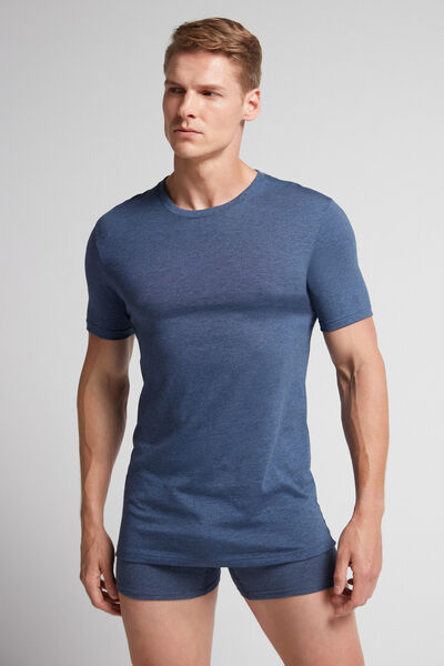 Camiseta Manga Corta Escote Redondo de Algodón Supima®