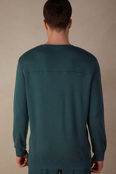 Washed Collection Crew-Neck Sweatshirt