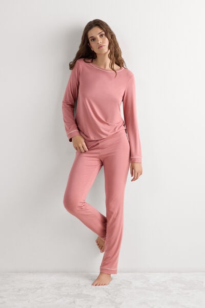Maglia Manica Lunga in Modal