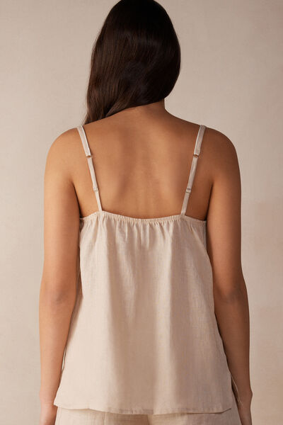 Yacht Night Linen Top