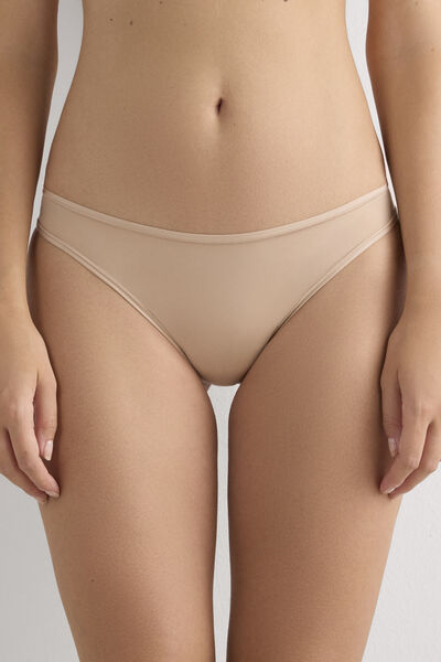 Intimissimi Braguita Brasileña de Microfibra Ultraligera Mujer Natural Tamaño XL