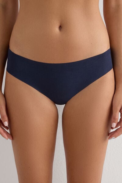Intimissimi Braga de algodón sin costuras Mujer Azul Tamaño 42