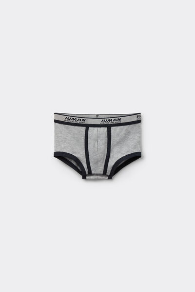 Intimissimi Bóxer de Algodón Superior con Logotipo para Niños Niño Azul Tamaño 12-13