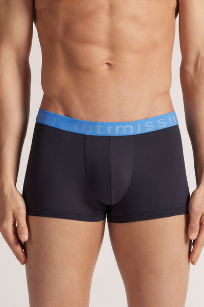 Intimissimi Bóxer de microfibra para hombre con logotipo Hombre Azul Tamaño 46