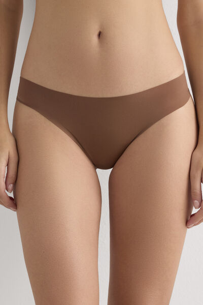 Intimissimi Brasileña sin costuras de microfibra Ultraligera Mujer Natural Tamaño 40