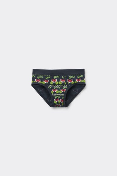 Intimissimi Calzoncillos para niño de algodón superior The Grinch Dr Seuss™ Niño Azul Tamaño 6-7