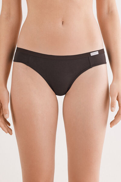 Intimissimi Braguita con costuras de algodón Mujer Marrón Tamaño 42