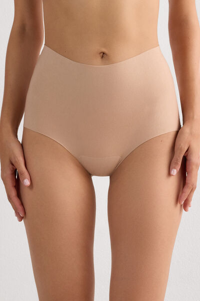 Intimissimi Culotte de Talle Alto Superior Comfort Mujer Natural Tamaño XL