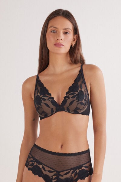 Intimissimi Sujetador Balconette Giorgia All About Flowers Mujer Negro Tamaño 90B