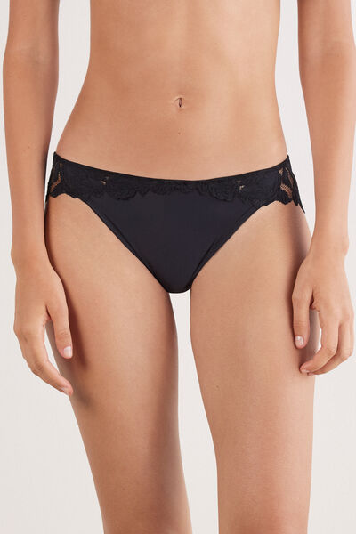 Intimissimi Braguita All About Flowers Mujer Negro Tamaño XXL