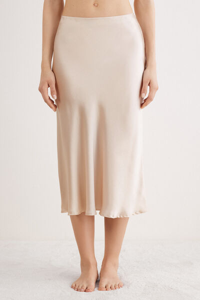 Intimissimi Falda de seda larga Mujer Natural Tamaño L