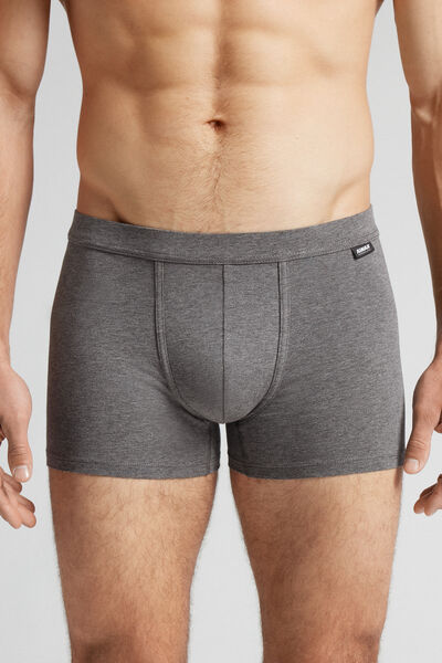 Intimissimi Bóxer «El Indestructible» de Algodón Superior Hombre Gris Oscuro Tamaño 38