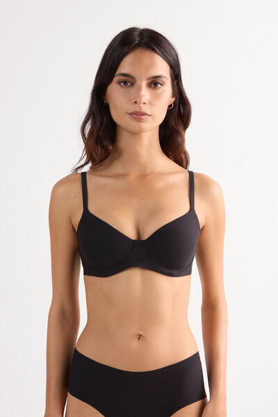 Intimissimi Sujetador Balconette Daniela Superior Comfort Mujer Negro Tamaño 95B