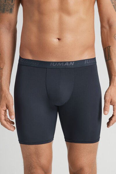 Intimissimi Bóxer Largo de Microfibra Hombre Azul Tamaño 38