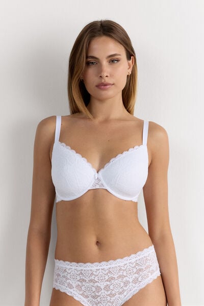 Intimissimi Sujetador Balconette Francesca de Encaje Mujer Blanco Tamaño 90C