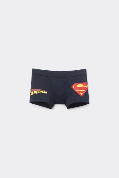 Intimissimi Bóxer Algodón Superior Estampado DC Comics Superman para Niños Niño Azul Tamaño 10-11