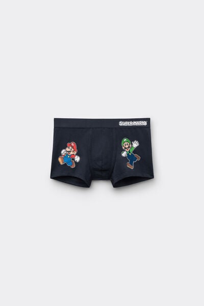 Intimissimi Bóxer Algodón Superior Nintendo Super Mario™ y Luigi para Niños Niño Azul Tamaño 10-11