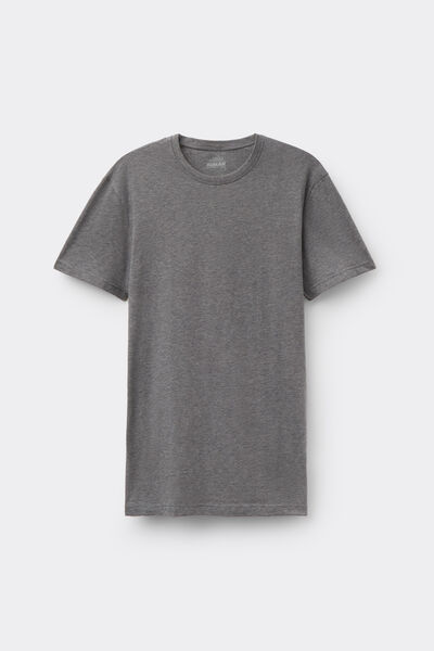 Intimissimi Camiseta de Algodón Natural Fresh Hombre Gris Oscuro Tamaño S