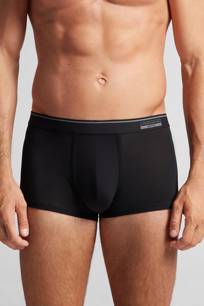 Intimissimi Bóxer transpirable de micromalla Super Fresh Hombre Negro Tamaño 38