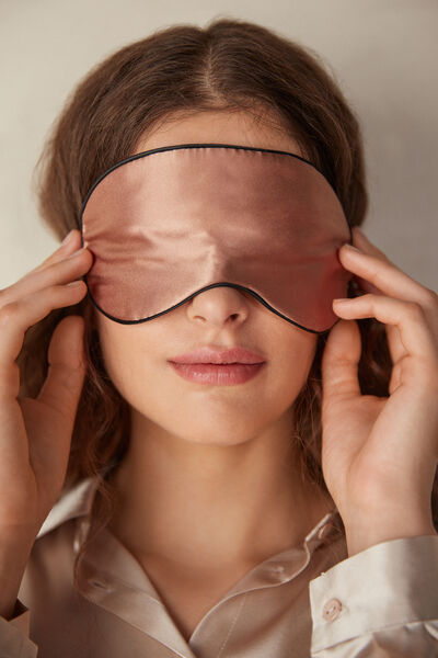 Intimissimi Antifaz para Dormir de Seda Mujer Natural Tamaño TALLA ÚNICA