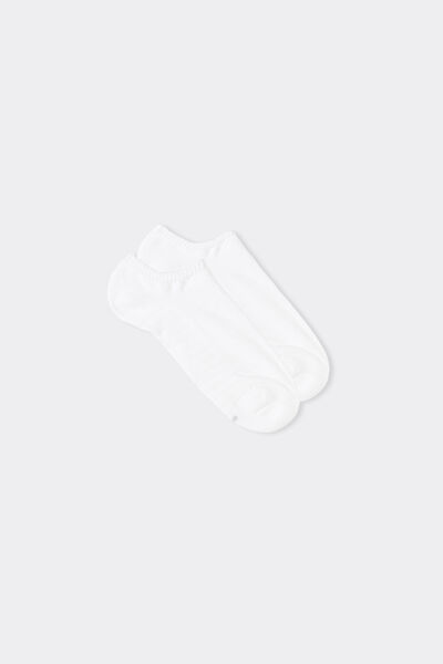 Intimissimi Calcetines tobilleros de algodón Hombre Blanco Tamaño 37-39