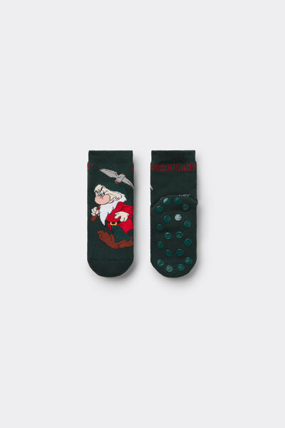 Intimissimi Calcetines antideslizantes para niño ©Disney Gruñón Niño Verde Tamaño 25-30