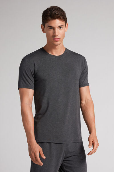 Intimissimi Camiseta de Soft Silk Hombre Gris