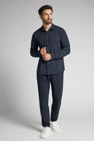Intimissimi Pantalones No Iron Hombre Azul