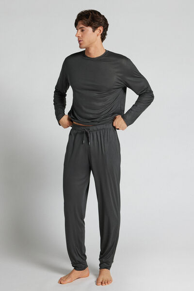 Intimissimi Pantalones Largos Premium Soft Technology Hombre Gris