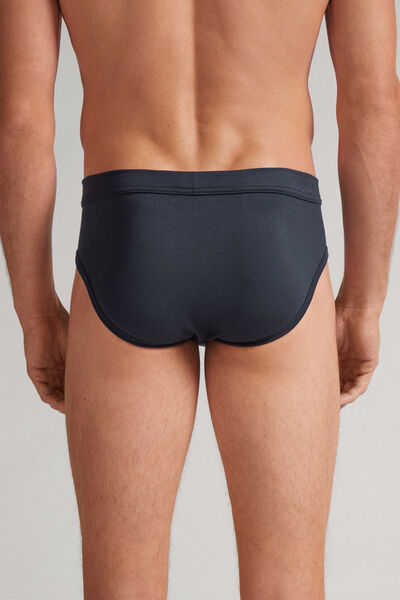 Side view of Intimissimi Slipy z Hedvání Soft Silk Člověk Modrál-khuil Velikost 7