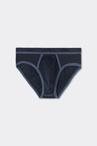Side view of Intimissimi Slipy z Bavlny Superior s Logem Člověk Modrál-khuil Velikost 6