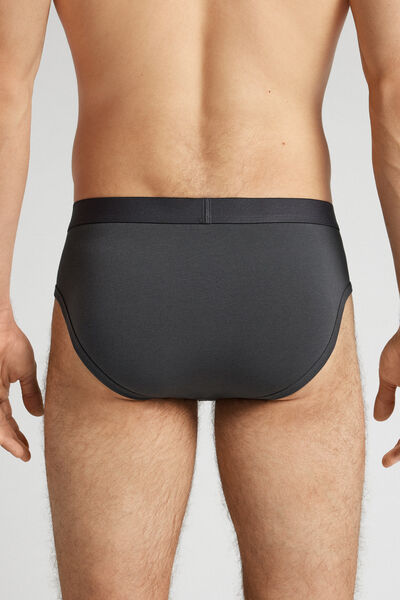Side view of Intimissimi Bavlněné Slipy s Pružným Pasem Člověk Šedá Velikost 6