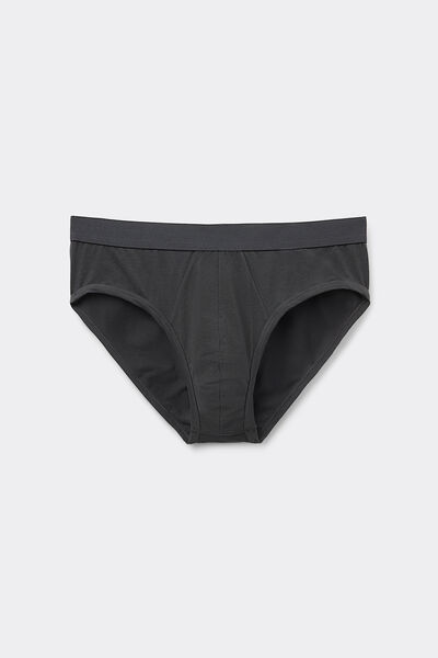 Side view of Intimissimi Bavlněné Slipy s Pružným Pasem Člověk Šedá Velikost 6