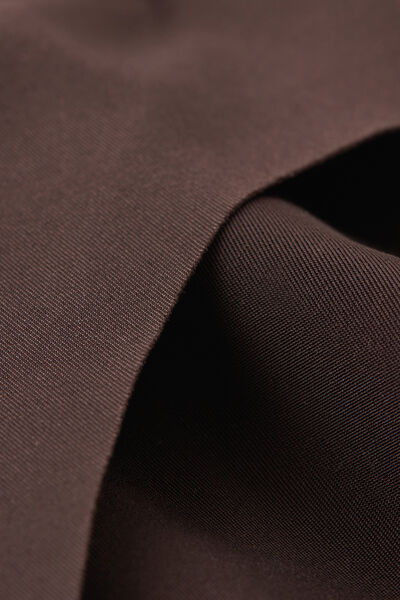 Side view of Intimissimi Bezešvé Kalhotky z Mikrovlákna Žena Hnědá Velikost 6