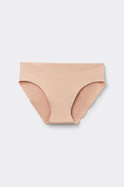 Side view of Intimissimi Bezešvé Bavlněné Kalhotky Žena Přírodní Velikost 3
